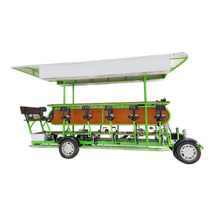 Bicyclette électrique à 4 roues <span class=keywords><strong>pour</strong></span> 15 personnes, vélo bière, <span class=keywords><strong>pour</strong></span> groupe d'équipe <span class=keywords><strong>de</strong></span> nouveau Design, vélo d'activités, Pub, fête, nouvelle collection - Product Image 1