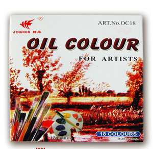 18 colori colori olio 12cc Set dipinge marchio JINGHUA - Product Image 2