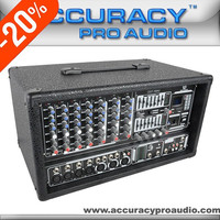 Amplificador Mezclador de Audio Potenciado Accuracy Pro Audio CEOT-760AU