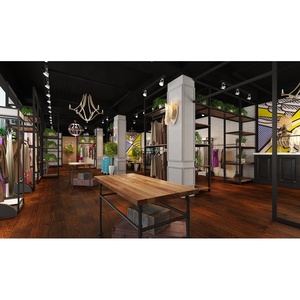 LUX Présentoirs de vêtements de sport de luxe personnalisés à rendu 3D pour la décoration intérieure des magasins de vêtements de sport - Product Image 3