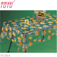 Nappe en vinyle imprimée, couverture de table en plastique transparent, rouleau de film PVC