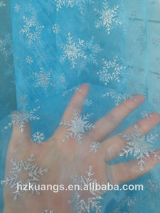Elsa cape <span class=keywords><strong>organza</strong></span>, flocons <span class=keywords><strong>de</strong></span> <span class=keywords><strong>neige</strong></span> en tissu - Product Image 1