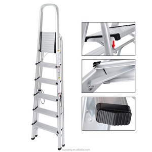 2022 <span class=keywords><strong>ALDI</strong></span> PROMOTION Yongkang Aluminium Klapp wagen Trittleiter Maximale Belastung 150KGS - Product Image 4