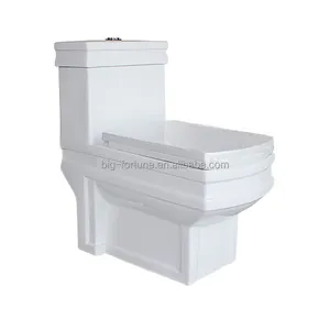 Una pieza de cerámica ahorro de agua toilette precio WC fábrica