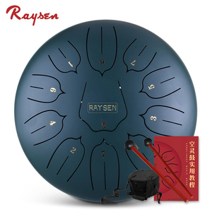 Tambour à langue en acier au carbone électroplaqué multicolore <span class=keywords><strong>de</strong></span> 10 pouces à 8 tons, <span class=keywords><strong>instrument</strong></span> <span class=keywords><strong>de</strong></span> <span class=keywords><strong>musique</strong></span> pour la méditation <span class=keywords><strong>zen</strong></span> et le yoga - Product Image 3