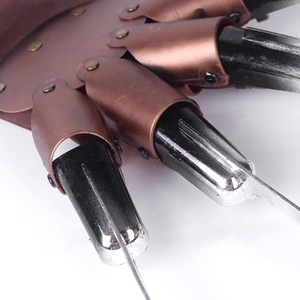 De Halloween Cosplay Spandex guantes Freddy Kreuger de plástico Flexible garras de <span class=keywords><strong>Wolverine</strong></span> guantes para las mujeres - Product Image 5