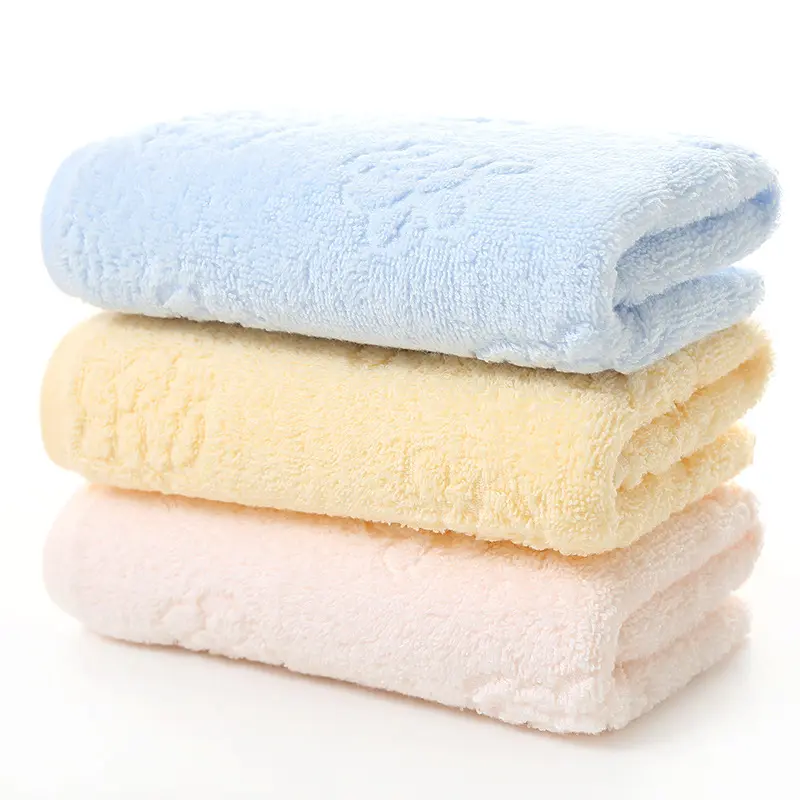 Jacquard Rose Katoenen Gezicht Handdoek Voor Volwassenen
