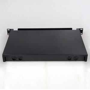 Soğuk haddelenmiş çelik siyah çekmece tipi 12 Port 19 'idu IDF raf montaj rafları ve muhafaza, fiber optik ara bağlantı paneli - Product Image 5