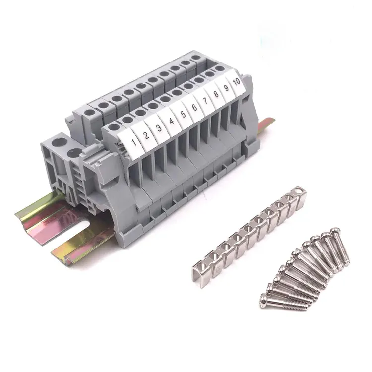 CNBX Factory Price UK waterproof plastic din rail electric terminal block