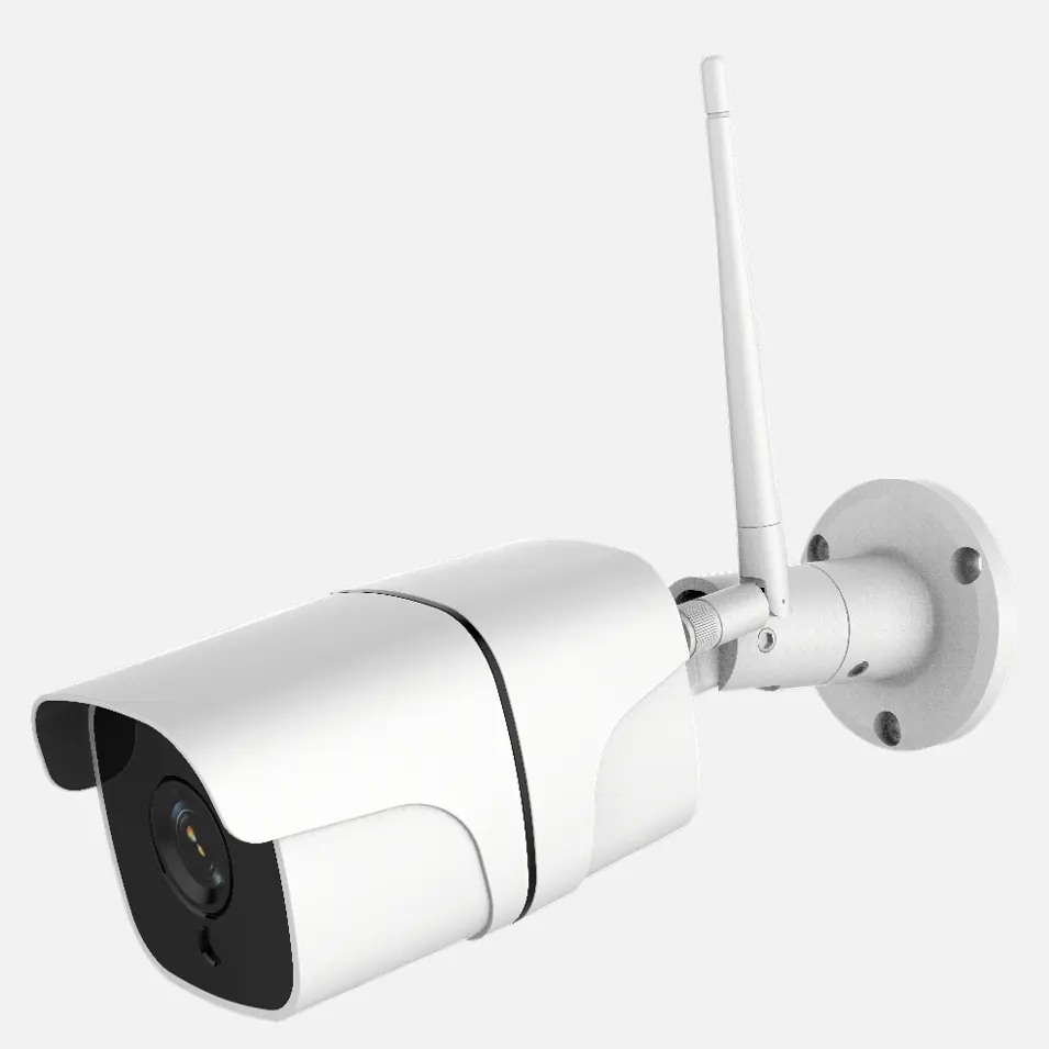 Kamera Keamanan Rumah, Kamera Keamanan Rumah Kubus WIFI RJ45 dan Aplikasi Nirkabel Luar Ruangan IP66 IR Peluru IP Kualitas Tinggi MINI 1080P