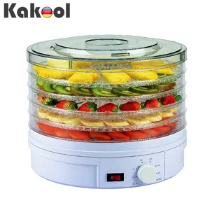 KAKOO Electric home appliances CE ROHS certification 5 trays layered round plastic household home food dehydrator SX-Series