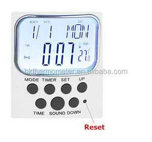 Chất Lượng Cao Kỹ Thuật Số Bảng Đồng Hồ Nhựa Pen Holder Với Đồng Hồ - Product Image 2