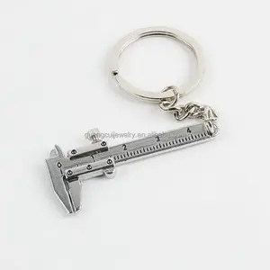 Thời Trang Kẽm Hợp Kim Kim Loại Vernier Caliper Mini Tool Keychain