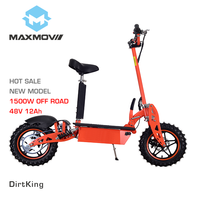 Nouveau modèle de scooter électrique à haute vitesse approuvé CE, 40 km/h, 48V, 12ah, 1500W, pneu tout-terrain