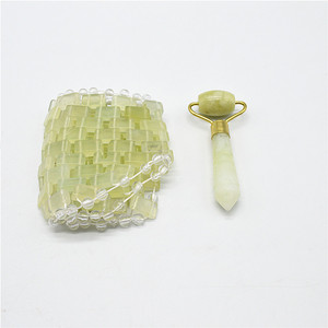 Rodillo de Jade Xiuyan Natural y Set de Mascarilla Facial, Herramienta de Masaje Facial de Jade Verde para Terapia de Cuidado de la Piel y Relajación, Venta al por Mayor - Product Image 6