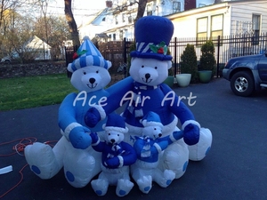 クリスマステディベア屋外ホリデーデコレーションヤードイベント & お祝いディスプレイ - Product Image 5