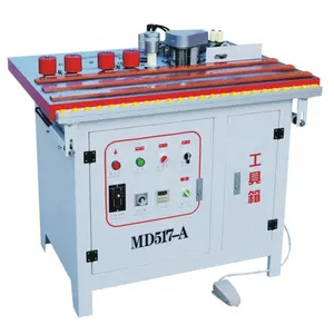 MD517A Máquina de enfaixar bordas com borda reta e curvada manual portátil, máquina de enfaixar bordas com cola dupla