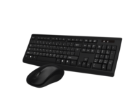 Keyboard Nirkabel Mini 104-Key dengan Logo Kustom OEM, Combo Mouse Optik 2.4GHz, Desain Ergonomis untuk Penggunaan Komputer
