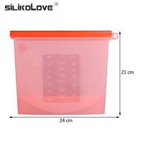 Sacs de conservation réutilisables en Silicone, 1500ml & 1000ml, meilleur pour sandwichs, liquide, snacks, fruits, congélation, étanche
