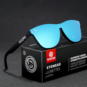 KDEAMラグジュアリーサングラスTR90偏光サングラスメンズ偏光リムレスキャットアイoculos de solフルフロントレンズ2019新製品 - Product Image 6