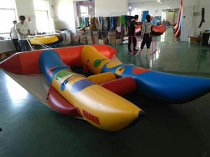 Phao Hình Cá Bay Bơm Hơi Phao Hình Chuối Kéo Phồng Thuyền Hình Chuối Nước Bơm Hơi <span class=keywords><strong>PVC</strong></span> - Product Image 5