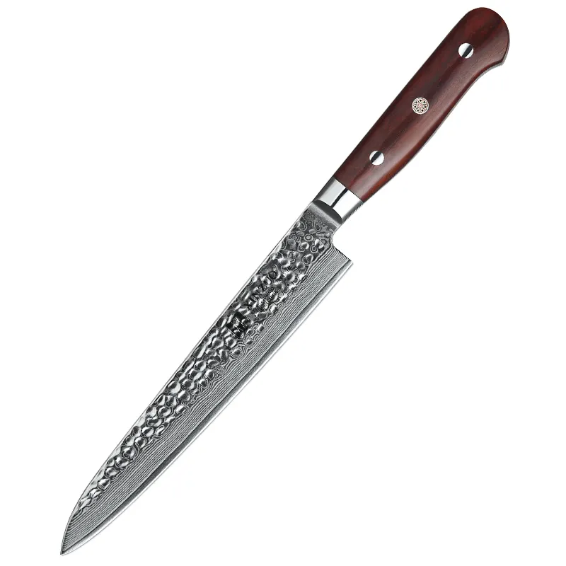 Daily Kitchen Cut Usage or Promotion Gift 8 Inch 67 Layers Japanese Damascus Steel Kitchen Carving Chef Slicing Knife