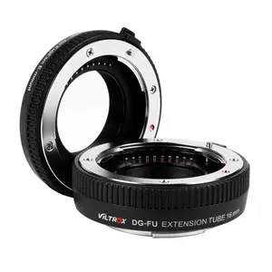 VILTROX DG-FU ऑटो फोकस वायुसेना लेंस Fujifilm एक्स माउंट मैक्रो लेंस के लिए एडाप्टर माउंट एक्सटेंशन ट्यूब की अंगूठी 10mm 16mm सेट धातु माउंट