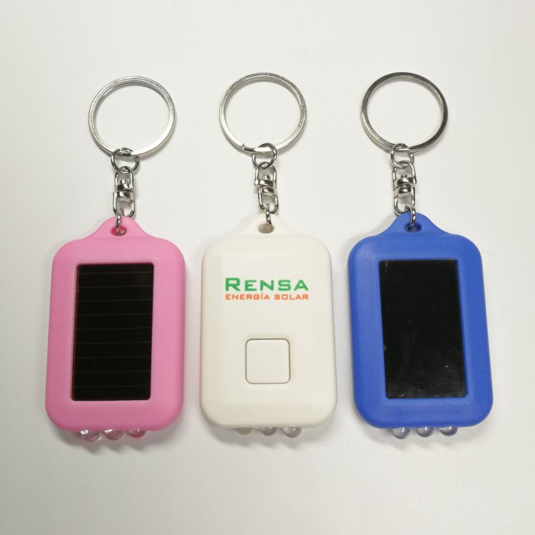 blinking keychain personalized solar keychains