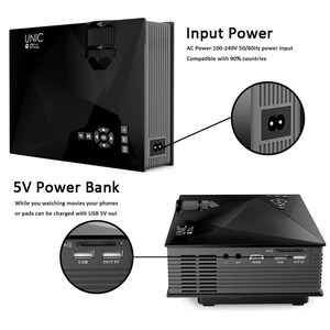 <span class=keywords><strong>UNIC</strong></span> <span class=keywords><strong>UC46</strong></span> 1200 Lumens <span class=keywords><strong>WIFI</strong></span> Xách Tay LED Video Xem Phim Gia Đình Máy Chiếu - Product Image 5