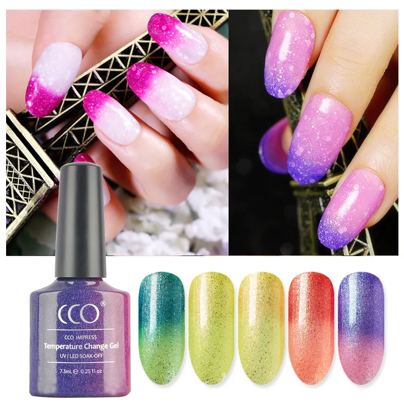 CCO Temperature Change 24 Colors UV Gel Nail Polish With Competitive Price