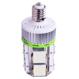 2024新しいスタイル調整可能ビーム角クリア拡散E27 LEDコーン電球20W-120W両方DC AC電源カバーなし