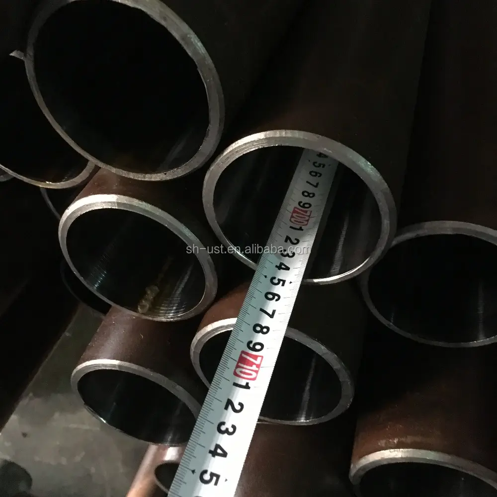 E355 pulido tubo pulido de tubería de acero sin costura biselado tubo de acero