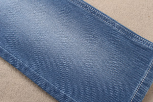9,2 oz falso denim tejido poliéster dobby spandex tejidos para los niños pantalones vaqueros y camisa de denim - Product Image 2