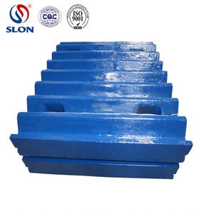 Pièces d'usure pour <span class=keywords><strong>concasseur</strong></span> à mâchoires <span class=keywords><strong>Powerscreen</strong></span> Terex Pegson XA400 CR005-007, plaques de mâchoires fixes et oscillantes pour l'exploitation minière - Product Image 4