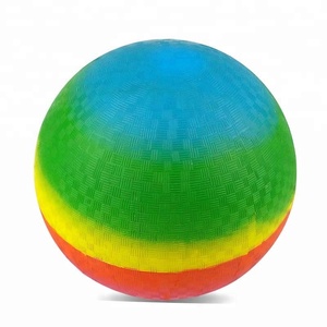 Niños jugando inflado Natural bolas de goma Arco Iris juegos Bola <span class=keywords><strong>8</strong></span>,5" - Product Image 2