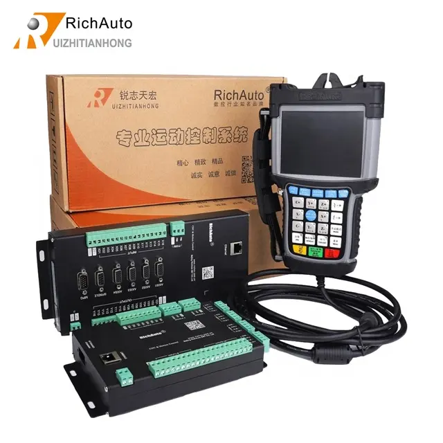 Beijing Rich Auto Dsp B5x 5" Color Display B57 Cnc Router Machine Liner Atc Handheld Control B5x Controller Accessories Dsp