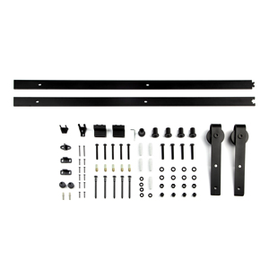 <span class=keywords><strong>ชุด</strong></span><span class=keywords><strong>ราง</strong></span>ล้อเลื่อนประตูเหล็กขนาด 6.6 ฟุต สำหรับครัวกลางแจ้ง ห้องนอน สำนักงาน จากผู้ผลิต OEM มี<span class=keywords><strong>ราคา</strong></span>สำหรับการสั่งซื้อจำนวนมาก - Product Image 4