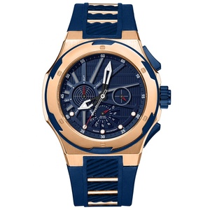 แฟชั่นที่กำหนดเองโลโก้ของคุณ10 Atm กันน้ำกีฬาโครโนกราฟแบรนด์นาฬิกามือผู้ชาย - Product Image 4