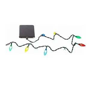 Xmas LED Lights Chain USB Charging Data Cable Colored Christmas Lights For iPhone And Android