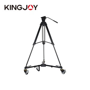Kingjoy Opvouwbare Draagbare DSLR Digitale Camera Aluminium Track <span class=keywords><strong>Wheel</strong></span> 3-Wiel Flip Lock Auto Video Slider Statief Dolly - Product Image 6