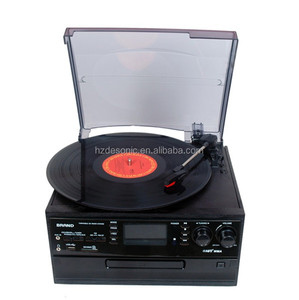 2016 <span class=keywords><strong>moderno</strong></span> gramófono tocadiscos jugador con am/fm radio tocadiscos Tocadiscos - Product Image 1