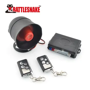 DC 12V Anti hijacking Security Car Alarm Keyless Entry System with 4-button Transmitters 1 Way car alarm system