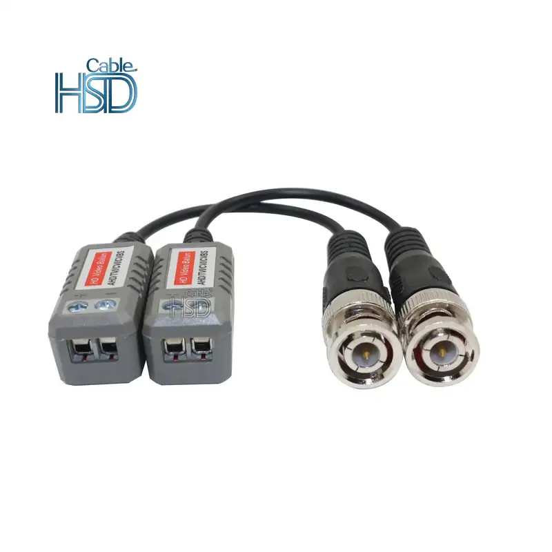 Conectores Balun de vídeo activo HD, TVI/CVI/AHD, 3MP, 4MP, 5MP, accesorios inalámbricos pasivos, 4K, CCTV, BNC, ROHS
