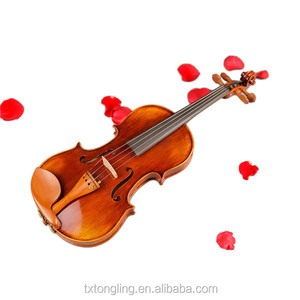 (TL004-1) de Instrumentos Musicales de China Hecho A Mano Natural Flameado Barniz <span class=keywords><strong>Violín</strong></span> <span class=keywords><strong>Música</strong></span> Con Jujube - Product Image 2