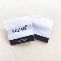 Etiquetas Tejidas de Damasco de Alta Densidad Personalizadas, Etiquetas Cosidas para Ropa, Zapatos y Bolsos, Etiqueta Privada de Poliéster Ecológico