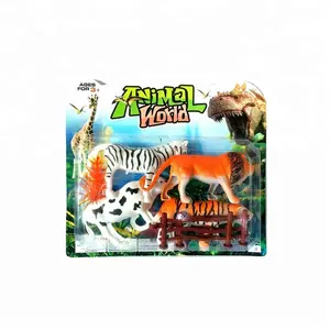 Brinquedos realista de animais, conjunto de brinquedos de plástico