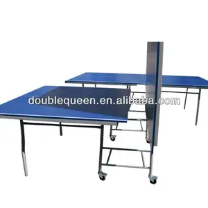 2016 Meja Ping Pong Dalam Ruangan MDF dengan Roda