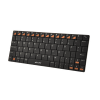 Teclado inalámbrico 5,0 BT, recargable, ultrafino, con estructura tipo tijeras