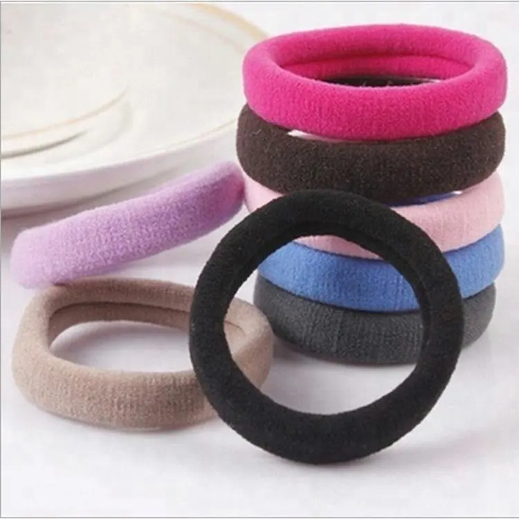 Hot Sale covered elastic hair bands For fashion Women