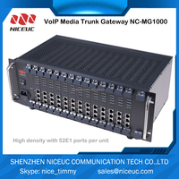 Sistema telefónico IP PBX empresarial con 500/1000 extensiones